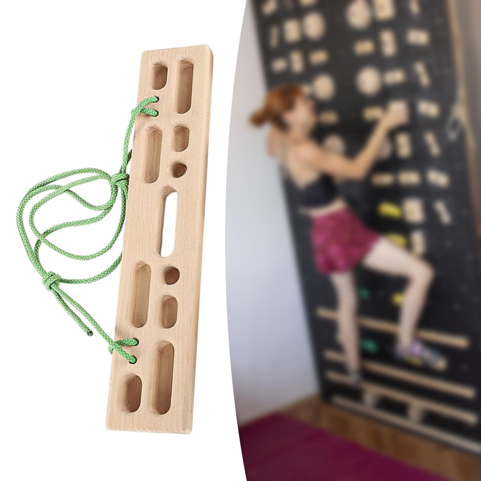 Colaxi Climbing Pull Fingerboard Building Core Strength Wooden 50cmx10cm for Climbers Indoor Beginners