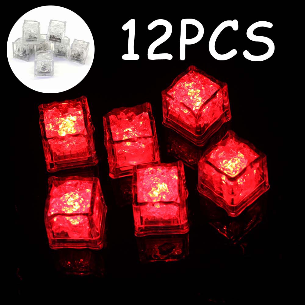 Macgin LED Ice Cube Lights, Submersible Liquid Activated Color Changing