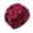 Red, variant on Women Luxury Satin Pre-Tied Turban Hat 3D Floral Lace Rhinestone Decor Elegant Head Wrap