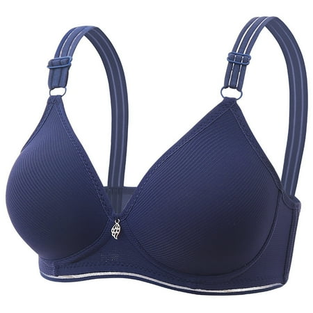 Blphud Plus Size Lingerie for Curvy Women Bra To Make Look Smaller Women s Comfortable Thin Chest Gathered Breathable Comfortable No Steel Ring Uphold Bra Lingerie for Women Sports Bras for Women