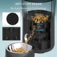 thumbnail image 4 of Dispensador Automático de Comida para Perros y Gatos 4L Dispensador de Croquetas Cuenco 5 Comidas al Día con Pantalla Táctil, Negro, 4 of 5