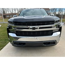 Chevy Silverado MATTE Black Grille Tailgate Bowtie Overlay Decals 2019-2026 Set of 2