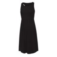 thumbnail image 7 of JIAYUE Women's Dress Above Knee Solid Color Sleeveless Round Neck Pocket Short Elegant Casual Stylish Female Dresses, 7 of 7