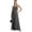 7# Gray, variant on Backless Dress Women 2026 Minimalist Halter Neck Maxi Dress Casual Loose Fit Summer Dress Pockets Comfortable Breathable Black XL