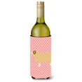 thumbnail image 1 of "Treasures Horned Dorset Pink Check - Portabotellas decorativo, 750 ml, multicolor" Caroline's Treasures BB7980LITERK, 1 of 1