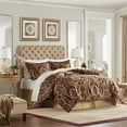 thumbnail image 5 of Croscill Classics Julius 4 Piece Comforter Set in Burgundy Queen, 5 of 13