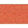 thumbnail image 1 of Ahgly Company Machine Washable Indoor Rectangle Transitional Neon Orange Area Rugs, 5' x 8', 1 of 7