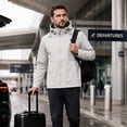 thumbnail image 2 of Youthup Men's Water-Resistant Hooded Windbreaker Jacket - Lightweight Breathable Outerwear for Hiking & Urban Commuting | Spring/Fall, 2 of 15
