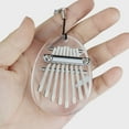 thumbnail image 6 of WORGEOUS 1 Set Finger Piano Small 8-key Kalimba Piano 8-key Beginner Finger Piano, 6 of 8