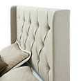 Tufted Wingback Panel Headboard