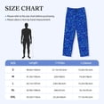thumbnail image 5 of Daiia Blue Circles Mosaic Men's Sleep Pant with Pockets and Drawstring,Pajama Pants-Large, 5 of 9