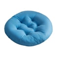 thumbnail image 3 of Cojín redondo para silla, decorativo, de 16 pulgadas, cómodo y moderno, para dormitorio, jardín, oficina, cocina y hogar. Azul, 3 of 8