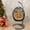 Brown, variant on Vmopu Rattan Wicker Swing Hanging Egg Chair Hanging Chair with Bracket for Outdoor Bedroom Living Room Balcony