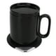 thumbnail image 5 of Calentador de tazas eléctrico, cargador inalámbrico negro para teléfono, resistente al agua, calentador de tazas con reconocimiento inteligente, cargador de teléfono de 100 a 240V, enchufe europeo, 5 of 5