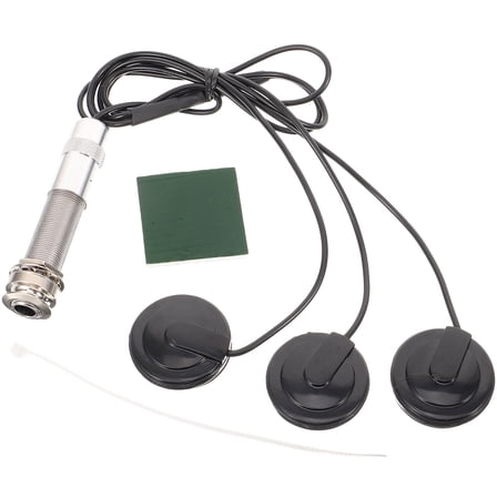 Hemoton 2pcs Guitar Sound Pickup Bass Banjo Pickup Transducer Musical Instrument Supply
