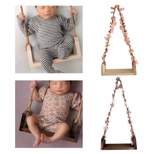 2 Piezas de Columpio de para fotografía, para , para Recién Nacidos, Niños Y Niñas perfke Accesorios de fotografía