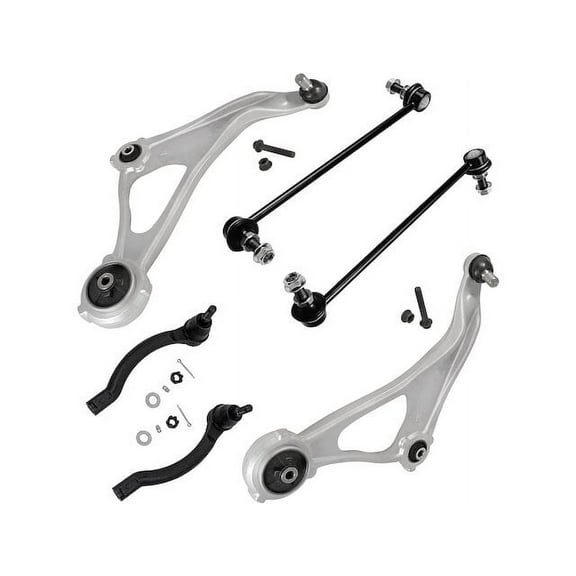 Front Control Arm Sway Bar Link Tie Rod Kit - Compatible with 2016 - 2019 Nissan Maxima 2017 2018