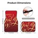 thumbnail image 5 of Fotbe Happy New Year2 Juego de 4 Tapetes para Auto con Estampado – Alfombrillas de Goma Reforzada, Diseño Antideslizante, Protección para Todo el Año – Vehículos, Autos, Camionetas y SUVs, 5 of 7