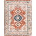 thumbnail image 5 of Hauteloom Canora Living Room, Bedroom Patio Outdoor Area Rug - Bohemian, Transitional - Rust, Navy, Denim - 5'3" x 7', 5 of 7