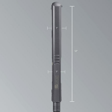 Conair - InfinitiPRO 1" Ceramic Flat Iron - Black