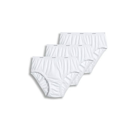 

Jockey Womens Classic Hipster 3 Pack Underwear Hipsters 100% cotton