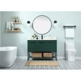 thumbnail image 6 of 48 inch single bathroom vanity in green with backsplash, 6 of 8