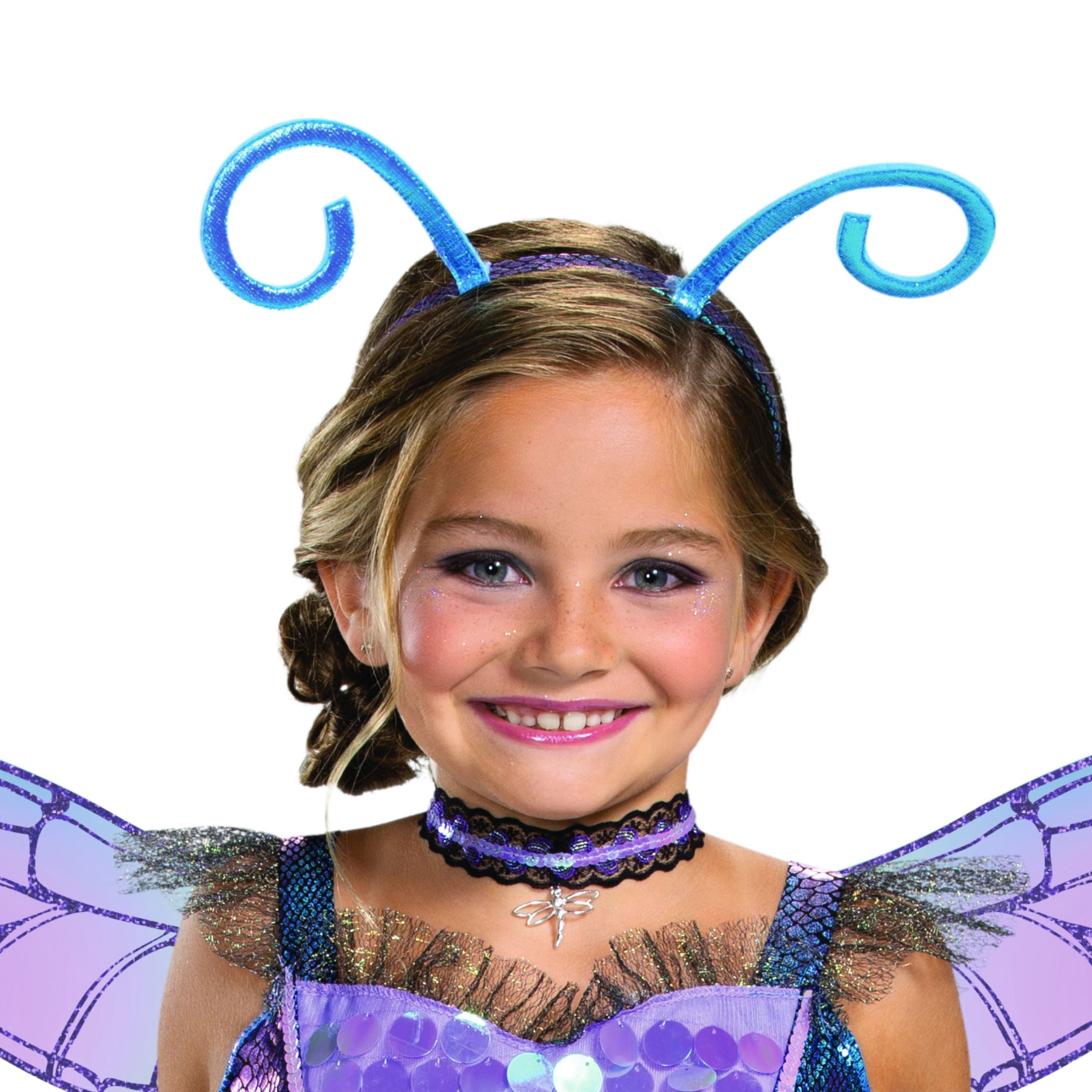 Dragonfly 4pc Halloween Costume for Children, Girls' Size M (7/8), by Way to Celebrate