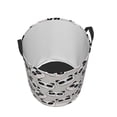 thumbnail image 5 of Uemuo Cute Panda Pattern Circular Laundry Hamper Basket with handles,Collapsible laundry basket,Large capacity laundry hamper,Laundry Organizer-Medium, 5 of 8