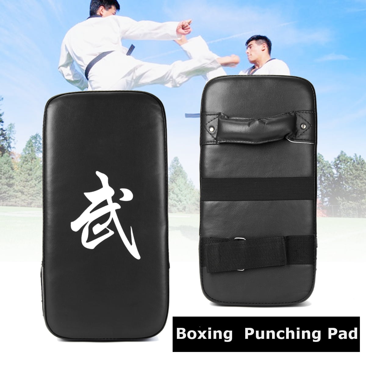 Taekwondo Kick Pads Boxing Karate Pad PU Leather Muay Thai MMA Martial Art Kickboxing Punch Mitts Punching Bag Kicking... by