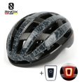 thumbnail image 1 of RNOX-casco de ciclismo para hombre, protector de cabeza con luz LED recargable, resistente al agua, para bicicleta de carretera y montaña Fivean Cascos de ciclismo, 1 of 2