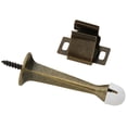thumbnail image 2 of Stanley 75-6310 Antique Brass Doorstop & Holder, 2 of 2