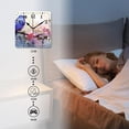 thumbnail image 4 of 12 Inch Wall Clock Battery Operated Silent Clock Decorative for Office, Kitchen, Outdoor, Living Room，Branch and Blue Bird Image, 4 of 4