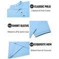 thumbnail image 5 of COOFANDY Men's Crew Neck T-Shirt Casual Muscle Tee Slim Fit Bodybuilding Athletic Casual T Shirt, 5 of 6