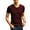 Wine Red, variant on V-Neck Short Sleeve Solid Color Thin Men T-shirt Summer Ice Silk Trackless T-shirt Streetwear