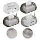 thumbnail image 4 of Elegante caja de pañuelos con patrón de glaciar: ¡espaciosa, a prueba de humedad y fácil de rellenar!, 4 of 5