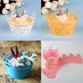 thumbnail image 5 of 50 piezas de envoltorios para cupcakes de Navidad, envoltorios para pasteles, estuches, soporte para Colco Envolturas de Magdalena, 5 of 5