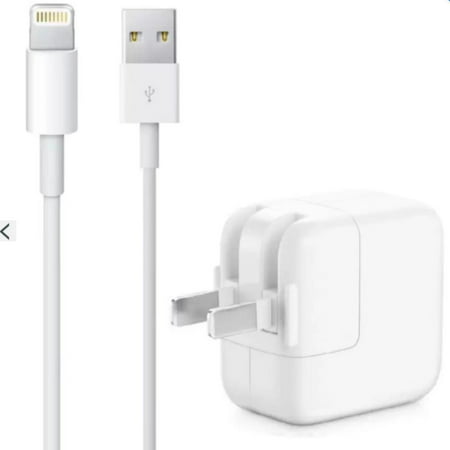 iPad 12W USB Power Adapter + Lightning to USB Cable for iPad