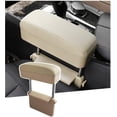 thumbnail image 1 of Extenseur d'Accoudoir de Voiture Support Coude & avant-Bras Repose-Poignet Support Hauteur Réglable Coussin de Confort Ajustement Universel pour la Plupart des Modèles de Voiture Console Centrale (Beige), 1 of 6