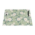 thumbnail image 1 of XMXT 6 Pcs Woven Placemats, Warm Daisy Print Stain Resistant Anti-Skid Placemat for Kitchen Table, 12 x 18 inches, 1 of 6