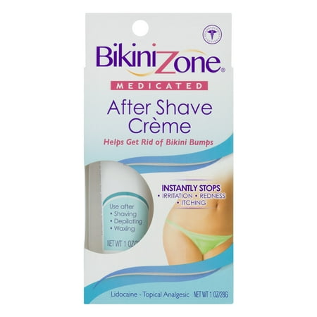 Bikini Zone Medicated Creme, 1.0 OZ (Best Anti Bump Bikini Cream)