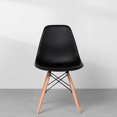 thumbnail image 3 of Heavenly Collection Black Wood Chair SET OF 2, 3 of 7
