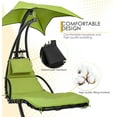 thumbnail image 4 of PayLessHere Hammock Chair w/Built-in Pillow and Removable Swing Lounge Chair,Green, 4 of 8