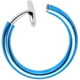 thumbnail image 1 of Faux Piercing Jewelry Fake Non Piercing Spring Hoops Clip on Rings, 1 of 8