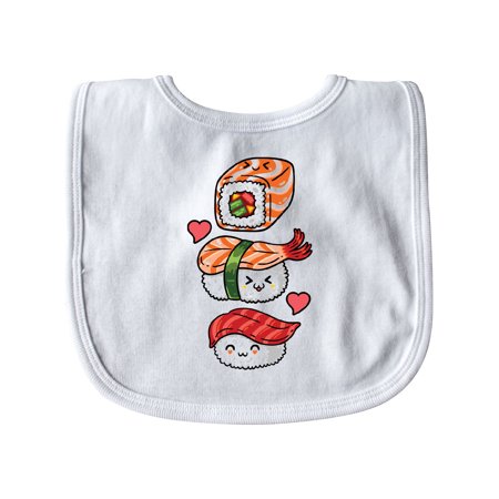 

Inktastic Cute Sushi Gift for Kids Gift Baby Boy or Baby Girl Bib