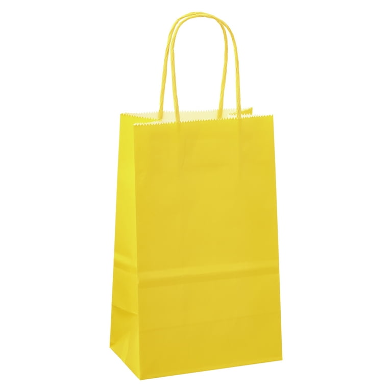 Small Yellow Paper Bag Value Pack by Celebrate It - Walmart.com