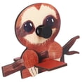 thumbnail image 4 of Glasses Holder Glasses Holder Stand Eyeglasses Holder Stand Animal Shape Glasses Holder Unique Beautiful Design Natural Odorless Composite Wood Eyeglasses Display StandSloth, 4 of 8