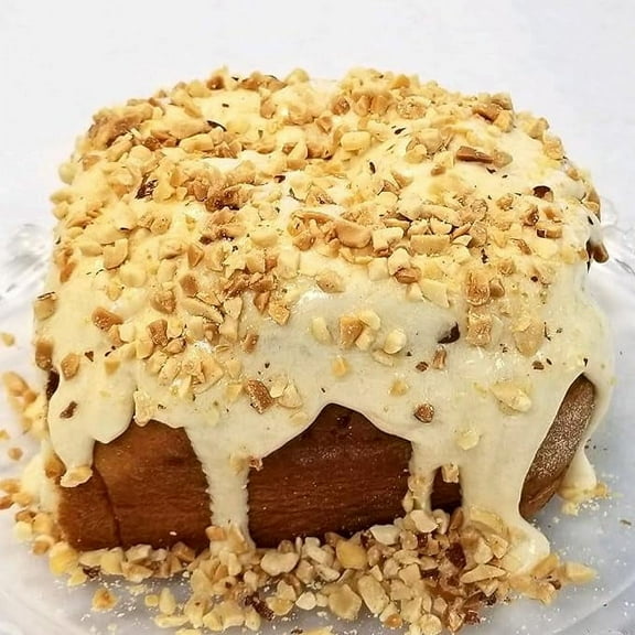 Gourmet Nutty Peanut Butter Jumbo Cinnamon Rolls-Pack of 6