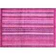 thumbnail image 1 of Ahgly Company Indoor Rectangle Abstract Pink Modern Area Rugs, 7' x 10', 1 of 4