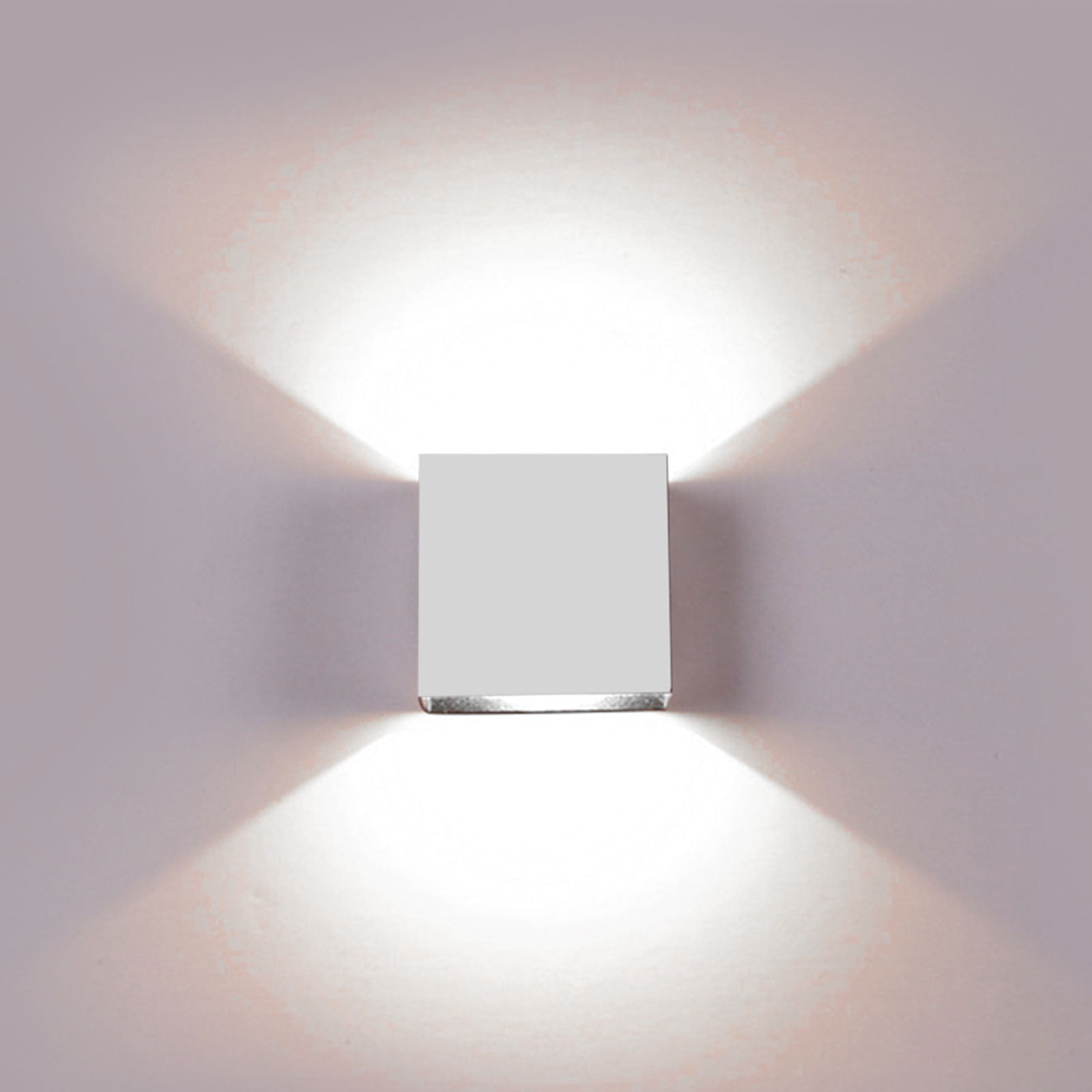 LED Wall Light Up Down Cube Indoor Bedside Outdoor Sconce Lighting Lamp Fixture 