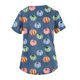 thumbnail image 3 of Camiseta casual de manga corta con cuello en V y estampado de dibujos animados para mujer, divertida y cómoda camiseta de verano, 3 of 3